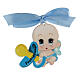 Baby top and light blue bow pacifier s1