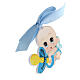 Baby top and light blue bow pacifier s2