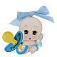 Medal for baby boy's cradle SPA s1