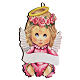 Pink picture little girl angel 20 cm s2