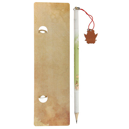 Pencil and ruler with angel 3