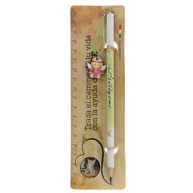 Pencil party favor with ruler, Spanish