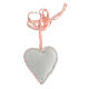 Guardian angel crib medal pink heart  s3