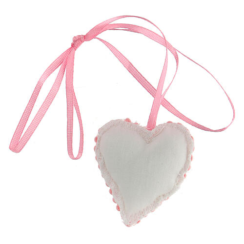 Heart-shaped cockade with Angel for child 3