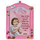 Angel of God prayer, pink wall decoration FRE s1