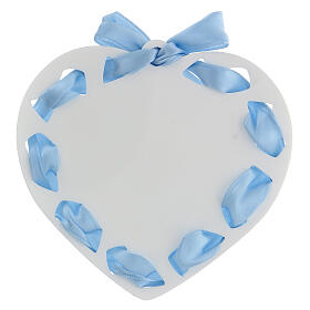 Heart with blue ribbon, Angel of God SPA