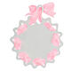 Pink crib medal star with French prayer s2