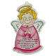 Shaped picture for girl's nursery Angel of God ENG s1