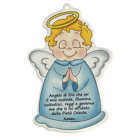 Angel of God souvenir for baby boy