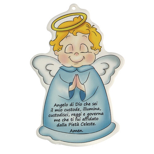 Angel of God souvenir for baby boy 1