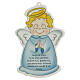 Shaped picture for boy's nursery Angel of God FRE s1