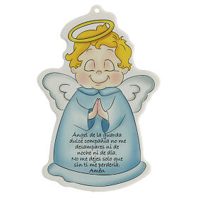 Shaped picture for boy's nursery Angel of God SPA