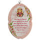 Picture of Guardian angel with prayer FRE, pink background s1