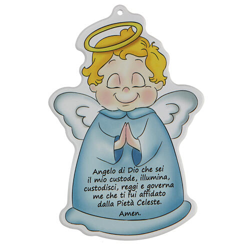 Icon with silhouette Angel of God 1