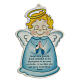 Angel of God prayer on blue icon SPA s1
