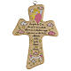 Kreuz aus Holz mit Gebet für Mädchen s1