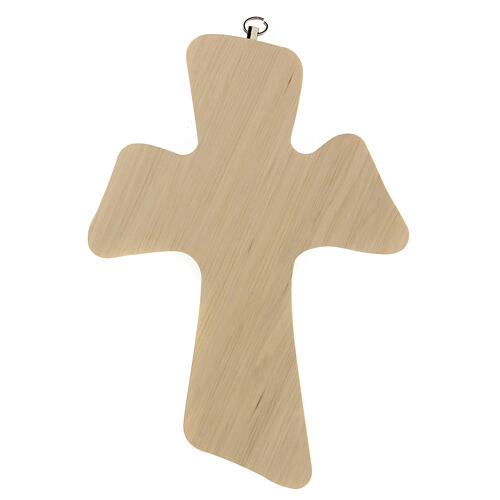Croce legno preghiera bimba 3