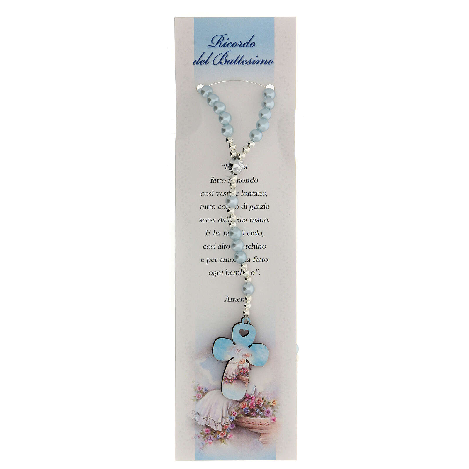 Lamala Perle Doigt Baptême Chapelets Religieux 11-Prière Boule Perles