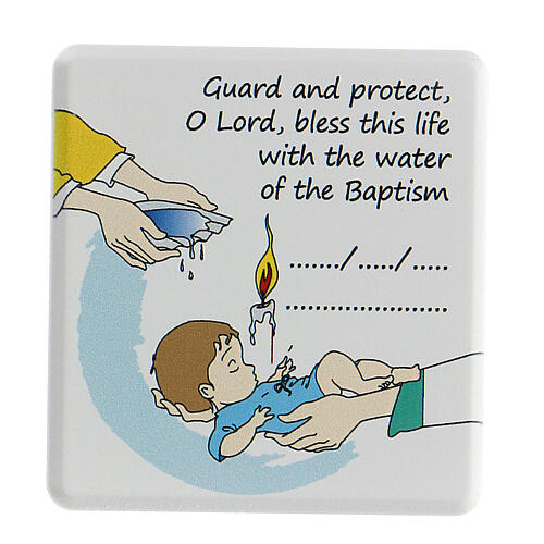 Conjunto Batismo dezena livreto Rosário ING e enfeite 4