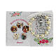 Holy Communion box set for boy, single decade rosary and picture SPA s2