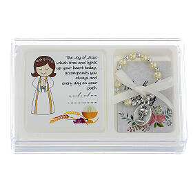 First Communion gift set for girls decade picture in English