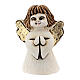 Little angel with joined hands in resin 5 cm s1