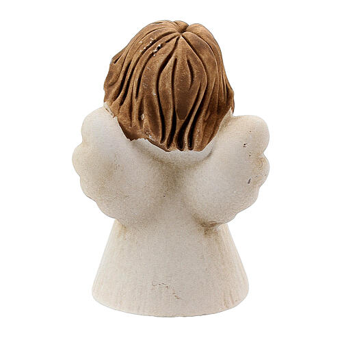 Little angel statue with flower 5 cm resin 4
