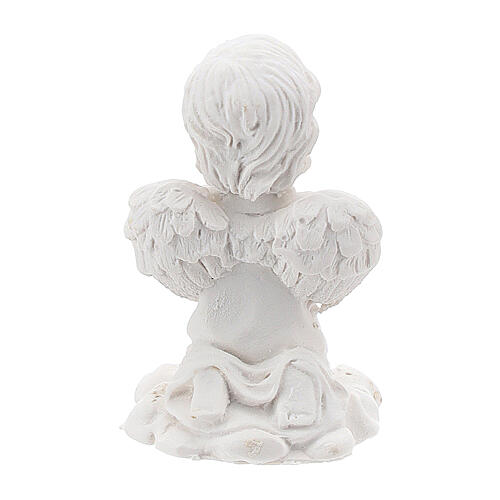 Baptism favor boy Angel figurine 4