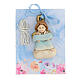 Angel figurine to hang blue bow s1