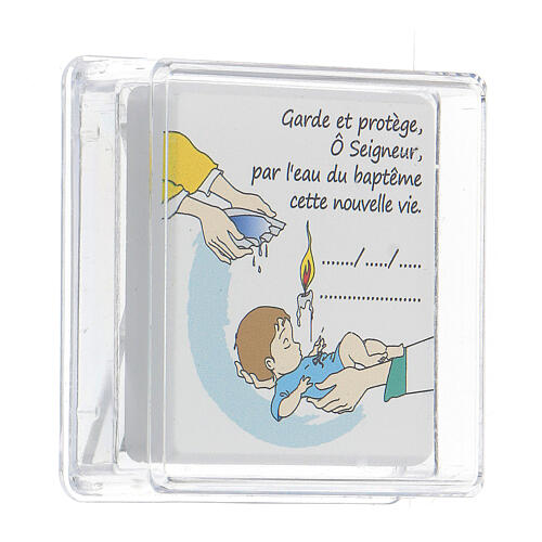 Baptism baby picture keepsake, French 3