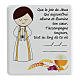 First Communion keepsake for boys, French s1