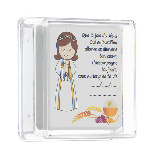 Communion favor picture for girls, French 3