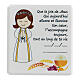 Communion favor picture for girls, French s1