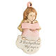 Guardian Angel bas-relief for hanging, pink version s2