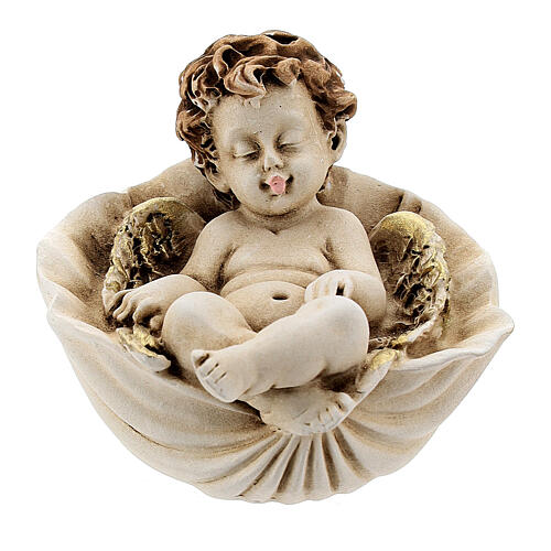 Sleeping angel statue on shell assorted models 1