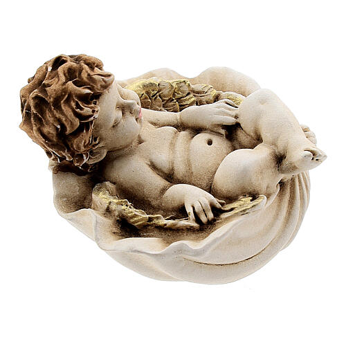 Sleeping angel statue on shell assorted models 4