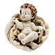 Sleeping angel statue on shell assorted models s2