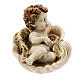 Sleeping angel statue on shell assorted models s3