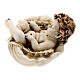 Sleeping angel statue on shell assorted models s7