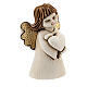 Angel with heart in resin, 10 cm s3