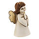 Angel statue with flower resin 10 cm s3