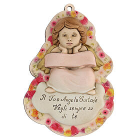 Angel pink version with flowers to hang ITA