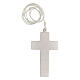 First Communion favor for girls white cross with cord, Italian s3