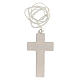 First Communion favor for boys white cross with cord, Italian s3