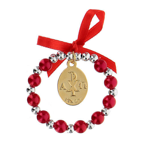 Confirmation souvenir with single decade rosary and picture SPA 5