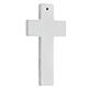 Communion souvenir white cross with chalice, French s2