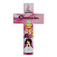 First Communion favor pink cross, French s1