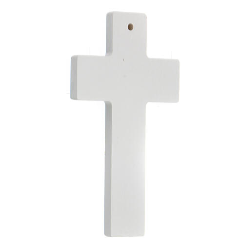 Krzyż Komunia chłopiec drewno z nadrukiem j. angielski 2