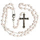 Cofre cruz y rosario rosa Comunión s3