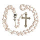 Cofre cruz y rosario rosa Comunión s5